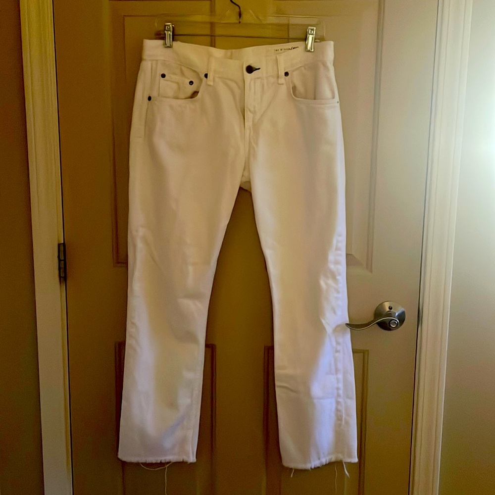 Rag and Bone white jeans - these jeans are amazing - not stiff